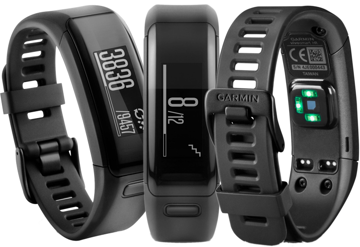 6 Boucles De Bracelet Pour Garmin Vivosmart HR/HR+ – 18 Mm, Silicone Noir | Passants De Rechange Pour Bracelet De Montre Connectée